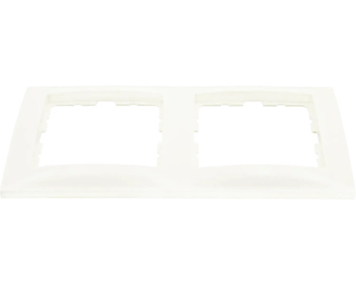 BERKER S1 Afdekraam 2-voudig polar wit glans 10128989 Dubbel frame voor schakelaars