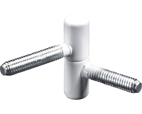 HETTICH Meubel inboorpaumelle 34 x Ø 10 mm wit, 5 stuks Inschroefbaar scharnier met draadbout