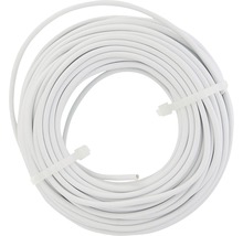 Telefoon installatiekabel rond 4x0,5 mm² wit 25 m