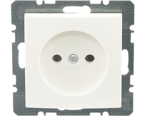 BERKER S1 Inbouw wandcontactdoos (wcd) 1-voudig polarwit glans