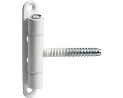 HETTICH Renovatiescharnier met doorn, wit 13 x 83,5 mm, 5 stuks Verstelbare deurheng, schroefheng van metaal, wit