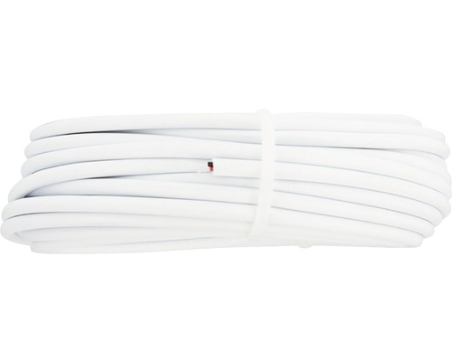 Witte luidsprekerkabel op rol