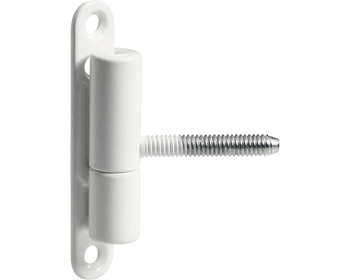 HETTICH Renovatiescharnier 15x83,5 mm wit, 10 stuks Wit scharnier met schroef voor bevestiging
