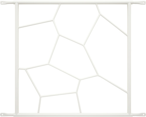 SECUBAR Siertralie Deco 1 op het kozijn 540x525 mm wit