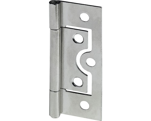 HETTICH Lamellendeurscharnier, vernikkeld, 38 x 20 mm, 25 stuks Metalen deurhengsel met schroefgaten