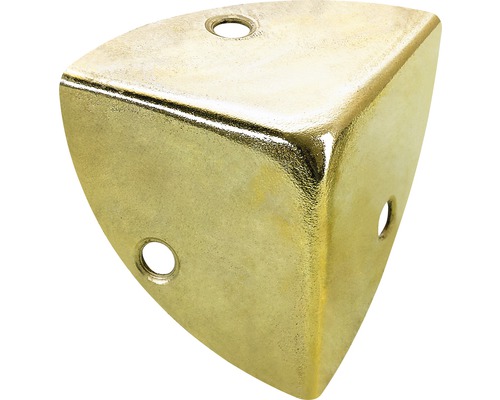 HETTICH Kisthoek, staal vermessingd, 28 x 28 x 28 mm, 25 stuks Hoekstuk met drie bevestigingsgaten
