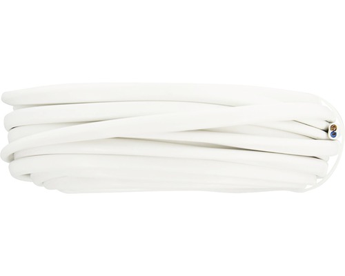 Witte dubbele draad per meter