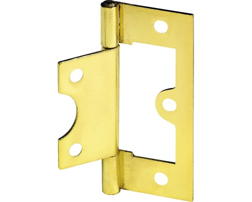 HETTICH Lamellendeurscharnier, vermessingd 63 x 25 mm, 25 stuks Metalen deurscharnier
