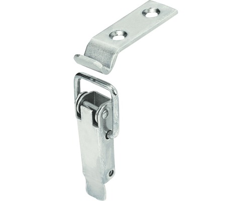 HETTICH Kistsluiting, staal verzinkt 23 x 88 mm, 10 stuks Verstelbare metalen knevelsluiting