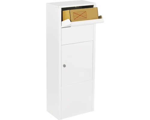 Vrijstaande pakketbrievenbus met inwerpopening en slot