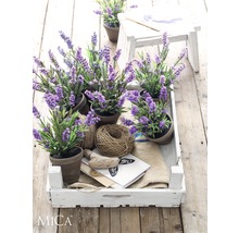 Kunstplant Lavendel in pot, paars-thumb-2