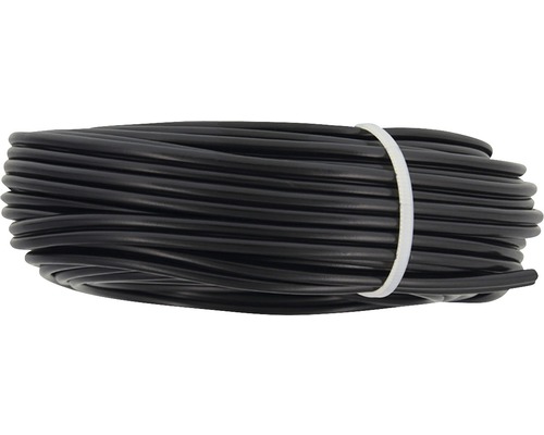 Rol zwarte elektriciteitsdraad
