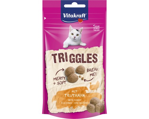 VITAKRAFT Kattensnack Triggles kalkoen 40 g Vitakraft Triggles kattensnack met kalkoen