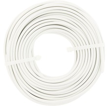 Opgerolde witte beldraad