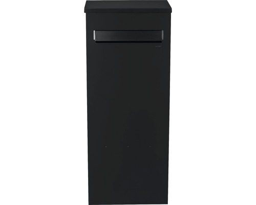 Zwarte staande brievenbus