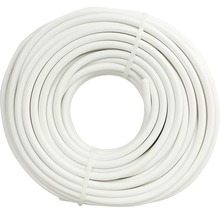 Rol met witte elektriciteitskabel