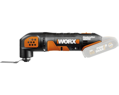 Worx accu multifunctioneel gereedschap met accu