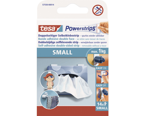 TESA Powerstrips klevende strips 1 kg 14 stuks