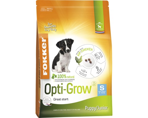 FOKKER hondenvoer Opti-Grow S 2,5 kg