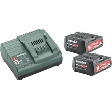 Metabo oplader SC 30 met twee 12 volt accu''s