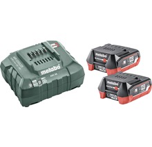Metabo oplader met twee accupacks