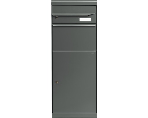 Vrijstaande brievenbus met krantenvak