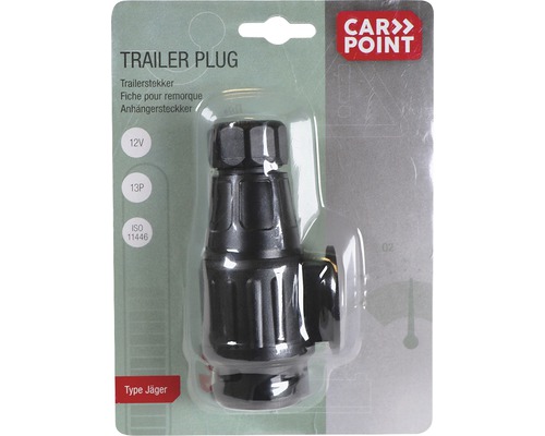 Carpoint aanhangerstekker Jaeger type in blisterverpakking