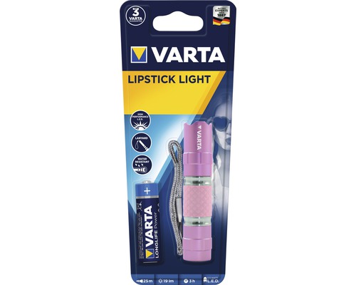 Varta Lipstick Light, inclusief batterij en draagkoord