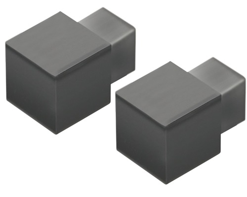 DURAL Hoekstuk DPSP 933-Y voor vierkant-profiel Squareline PVC zwart