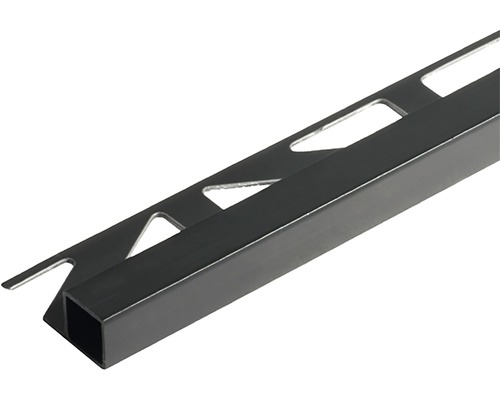 DURAL Vierkant-profiel Squareline DPSP 733 PVC zwart, lengte 250 cm hoogte 7 mm