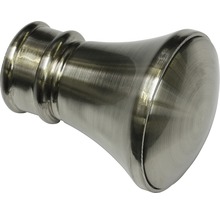 GARDINIA Windsor eindknop konus rvs-optiek ø 25 mm 2 stuks