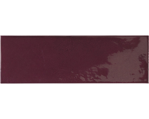 Wandtegel Villa aubergine 6,5x20 cm