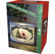 Verpakking van een LED-tafeldecoratie met kerstmotief