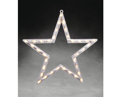 Stervormige kerstverlichting om op te hangen