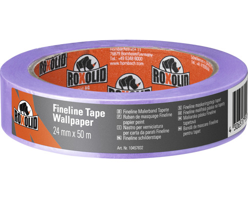 ROXOLID Schilderstape Fine Line Sensitive tape 24 mm x 50 m Roxolid Fineline schilderstape 24 mm x 50 m