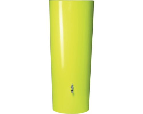 Groene regenwatertank met kraan