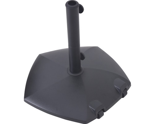 Parasolvoet van kunststof met wielen