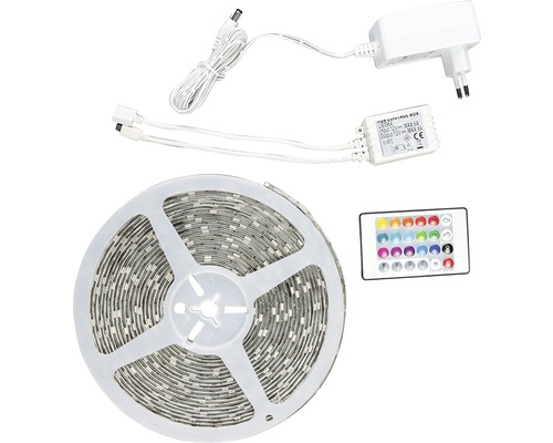 LED-strip RGB met afstandsbediening 10 mtr LED-strip RGB met afstandsbediening 10 mtr