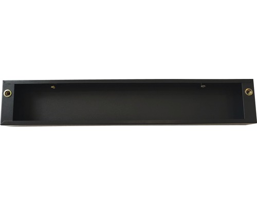 Lege brievenbus voorkant met bevestigingspunten