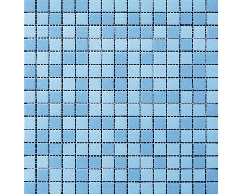 Mozaïektegel glas HBR002 blauw 30,5x32,5 cm