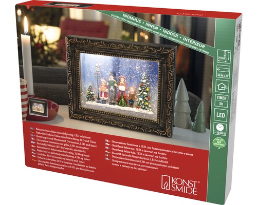 Konstsmide sneeuwbol met LED verlichting in verpakking