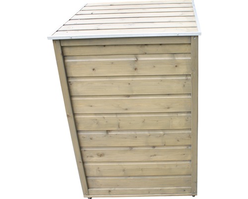 Houtopslag van hout met schuine zijde voor het opslaan van brandhout