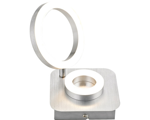 Ronde led-wandlamp van metaal