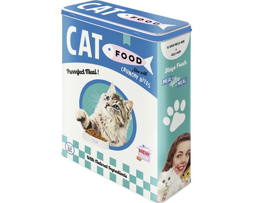 Katvoederbus met kattenmotief
