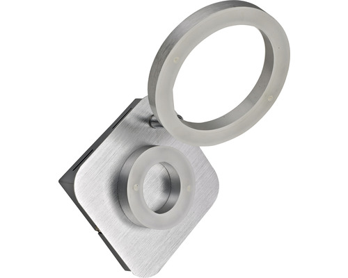 Moderne wandlamp met twee ringvormige lichtelementen