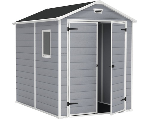 Tuinhuis met dubbele deur en raam