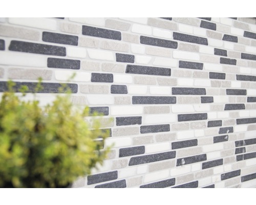 Wandtegels met horizontaal steenpatroon