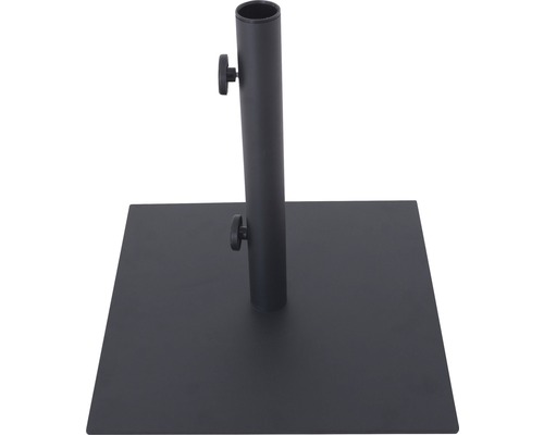 Parasolstandaard staal 45x45 cm zwart
