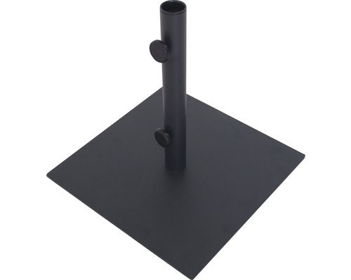 Vierkante metalen parasolvoet voor parasols