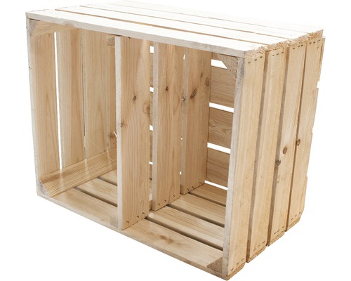 Houten kist met één vak